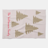 Eenvoudige moderne schattige neutrale cabine scrip theedoek (Horizontaal)