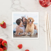 Eenvoudige moderne Schattigee foto Grappig Hond Ho Servet (Insitu)