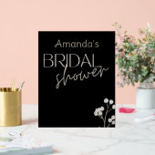 Eenvoudige Moderne Script Bruiloft Feest Acryl Bord (Huwelijk)