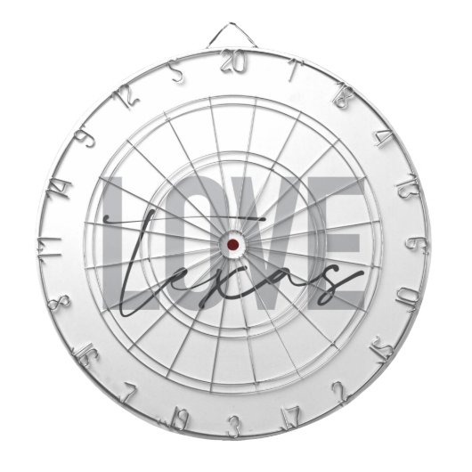 Eenvoudige, moderne, stedelijke, coole design Love Dartbord (Voorkant)