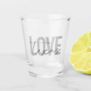 Eenvoudige, moderne, stedelijke, coole design Love Shot Glas
