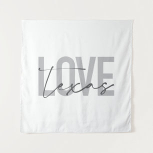 Eenvoudige, moderne, stedelijke, coole design Love Wandkleed