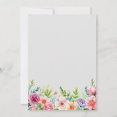 Eenvoudige Moderne Stijlvolle hart Foto chique bru Kaart (Achterkant)