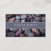 Eenvoudige moderne strandkei visitekaartje (Voorkant)