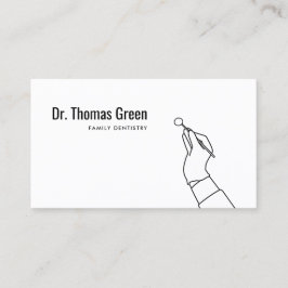 Eenvoudige moderne tandarts Kantoor Afspraak Herin Afsprakenkaartje