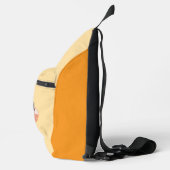 Eenvoudige moderne tekening van coole jonge mensen sling bag (Rechts)