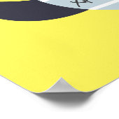 Eenvoudige moderne theepot met plant pastel poster (Hoek)