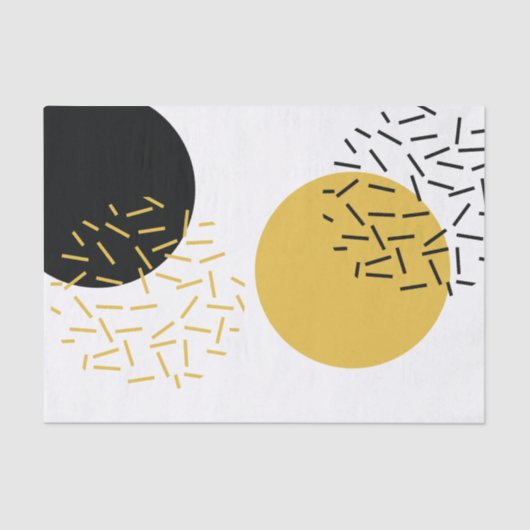 Eenvoudige, moderne, trendy, stedelijke geometrisc tissuepapier (Voorkant)