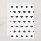 Eenvoudige Moderne Trots Moeder En Vader Afstudeer Kaart (Achterkant)