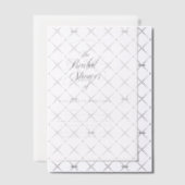 Eenvoudige moderne trouwfeest met speelse schrifte vellum uitnodigingen (Offset (Uitnodiging))