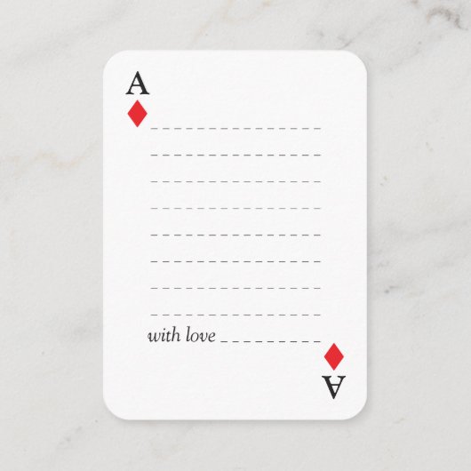 Eenvoudige moderne trouwgast boek/ handtekeningkaa informatiekaartje (Achterkant)