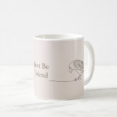 Eenvoudige moderne twee vogels gebroken draad gebr koffiemok (Voorkant rechts)