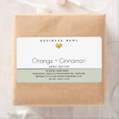 Eenvoudige moderne typografie goudcarrosserie etiket (Insitu)