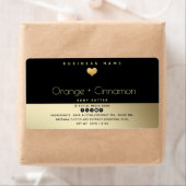 Eenvoudige moderne typografie goudcarrosserie etiket (Insitu)