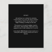 Eenvoudige moderne typografie thema kleurstellinge (Achterkant)