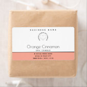 Eenvoudige moderne typografie-witte-hartkaarslabel etiket (Insitu)