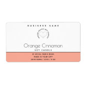 Eenvoudige moderne typografie-witte-hartkaarslabel etiket (Voorkant)