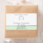 Eenvoudige moderne typografie-witte-hartkaarslabel etiket (Insitu)