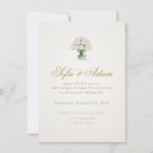 Eenvoudige moderne uitnodiging tot huwelijk (Voorkant)