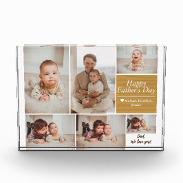 Eenvoudige Moderne Vaders Dag foto familie collage