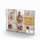 Eenvoudige Moderne Vaders Dag foto familie collage (Rechts)