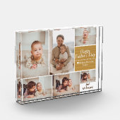 Eenvoudige Moderne Vaders Dag foto familie collage (Links)