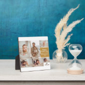 Eenvoudige Moderne Vaders Dag foto familie collage Fotoplaat (Insitu)