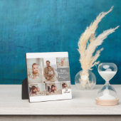 Eenvoudige Moderne Vaders Dag foto familie collage Fotoplaat (Insitu)