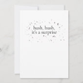 Eenvoudige moderne verrassing 50ste verjaardagsfee kaart (Achterkant)