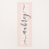Eenvoudige, moderne, vette handschriftennaam yogamat (Voorkant)