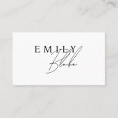 Eenvoudige moderne visitekaartje (Voorkant)