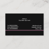 Eenvoudige moderne Visitekaartjes (Achterkant)