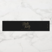 Eenvoudige moderne vloot 30 gepersonaliseerde verj waterfles etiket (Enkel label)