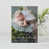 Eenvoudige moderne volledige foto-Baby geboorteaan (Staand voorkant)