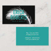 Eenvoudige, moderne vormgeving, stijlkunstenaar &  visitekaartje (Voorkant / Achterkant)