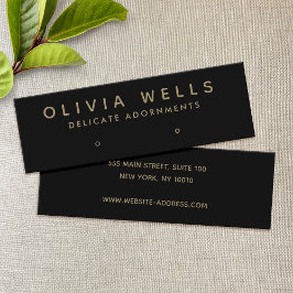 Eenvoudige, moderne weergave van mini-mini-bedrijv mini visitekaartje