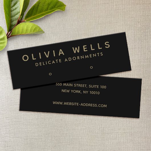 Eenvoudige, moderne weergave van mini-mini-bedrijv mini visitekaartje