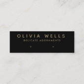 Eenvoudige, moderne weergave van mini-mini-bedrijv mini visitekaartje (Voorkant)