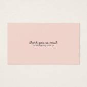 Eenvoudige, moderne Whimsical Heart Customer Disco Visitekaartje (Voorkant)