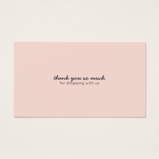 Eenvoudige, moderne Whimsical Heart Customer Disco Visitekaartje (Voorkant)