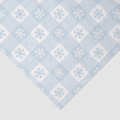 Eenvoudige moderne winter sneeuwvlok kerstvakantie tissuepapier (Detail)