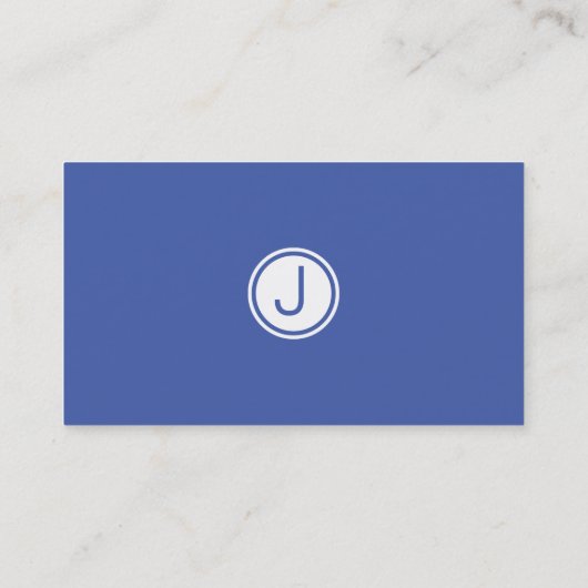 Eenvoudige Moderne Witte & Blauwe SEO Specialist Visitekaartje (Achterkant)