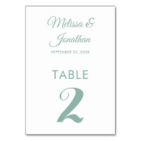 Eenvoudige, moderne, witte munt-groene elegante br
