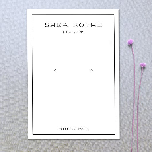 Eenvoudige, moderne, witte, oorscherm Kaart