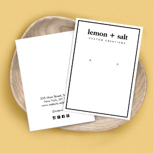 Eenvoudige, moderne, witte rand die Kaart voor bee