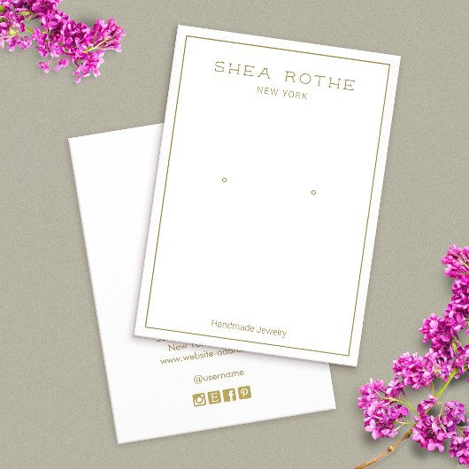 Eenvoudige, moderne, witte rand die Kaart voor bee