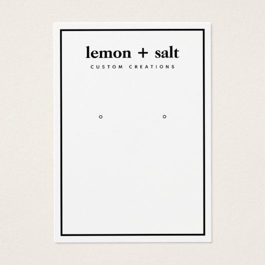 Eenvoudige, moderne, witte rand die Kaart voor bee (Voorkant)