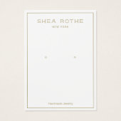 Eenvoudige, moderne, witte rand die Kaart voor bee (Voorkant)