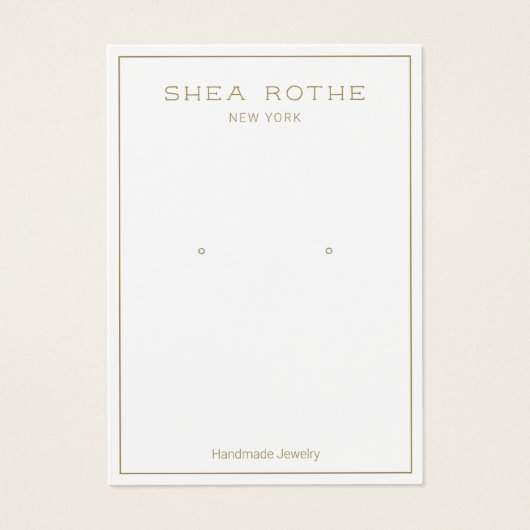 Eenvoudige, moderne, witte rand die Kaart voor bee (Voorkant)