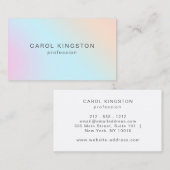 Eenvoudige moderne wonderlijke winst visitekaartje (Voorkant / Achterkant)